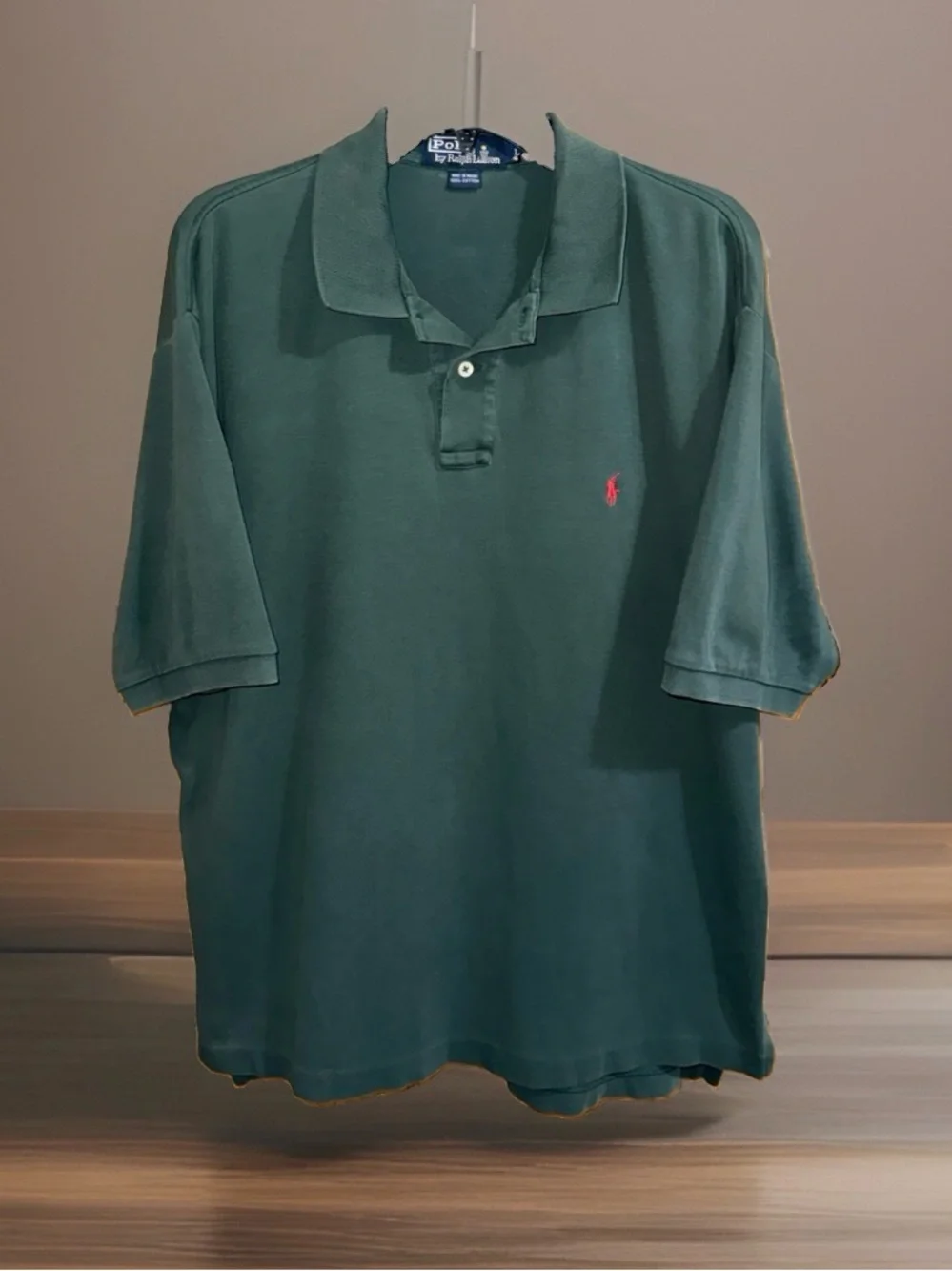 Polo by Ralph Lauren Men’s Loden Green Classic Fit Polo Shirt-L-EC